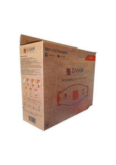 Zagor Mohawk 8200 Ffp2 Nr D Toz Maskesi 10 Lu Kutu