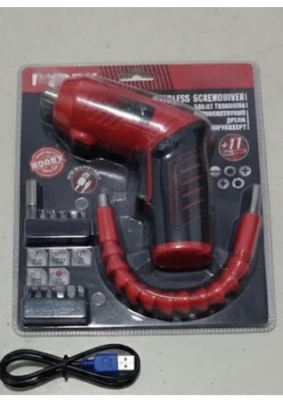 Şarjlı Tornavida Seti Usb Şarjlı Vidalama Seti