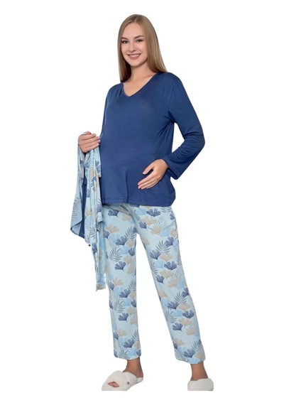 Meks Limissi Viskon Kadın Pijama Takımı - 24641 - Renk: Bej / Beden: 2xl AÇIK GRİ