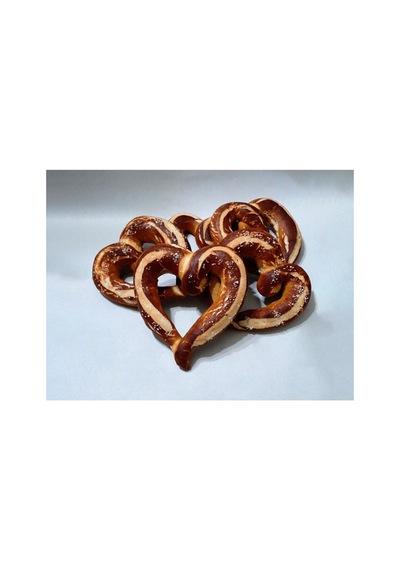 Valentins-brezel Alman Kalp Simit 5'li Paket