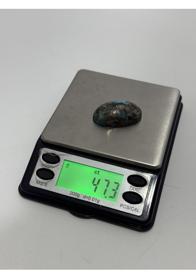 Doğal İran Nişabur Firuze Turkuaz Taşı 47,3 Karat - 9,45 Gram