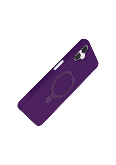 Samsung Galaxy A06 Regal Magsafe Standlı Kapak - Derin Mor 0.2M-Çok Renkli