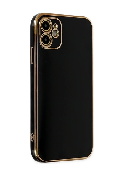 Lb Apple iPhone Uyumlu 12 Kılıf Silikon - Siyah