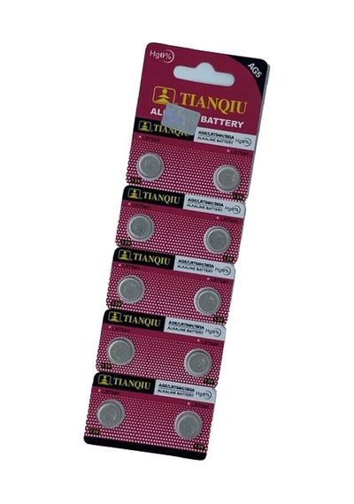 Tıanqıu Ag5 Lr754/393 Alkalin 10'lu Düğme Pil Evimdeyokyok