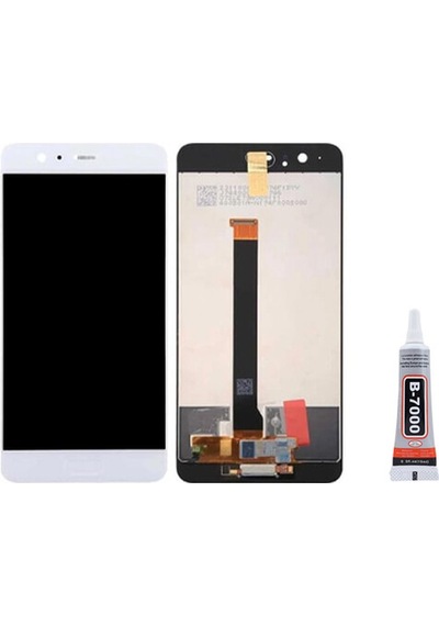 Huawei P10 Plus Beyaz Uyumlu Ekran Lcd Dokunmatik B7000 15ml Yapıştırıcı Ve Kırılmaz Cam İle Beraber Yc