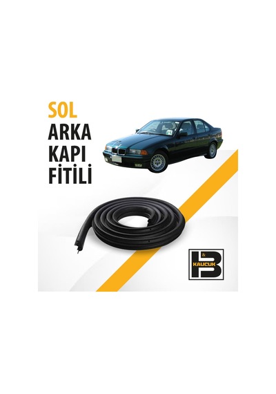 Bmw 3 Serisi E36 1992-1998 Kadifeli Sol Arka Kapı Fitili Bm02164