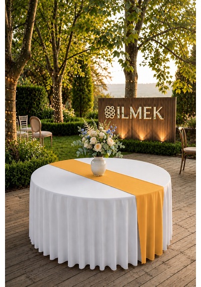Dertsiz Runner Ütü İstemez, Leke Tutmaz Düğün, Davet, Organizasyon, Otel, Restoranlar Ve Ev İçin Hardal Hardal Dertsiz Runner Ütü İstemez, Leke Tutmaz Düğün, Davet, Organizasyon, Otel, Restoranlar Ve Ev İçin Hardal Hardal