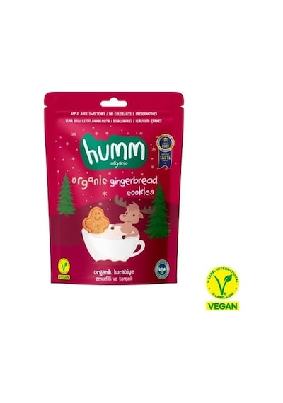 Humm Organik Zencefilli Tarçınlı Kurabiye 55 Gr