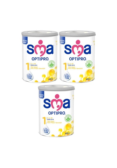 Sma Optipro 1 Probiyotik Bebek Sütü 400 G 3 Adet