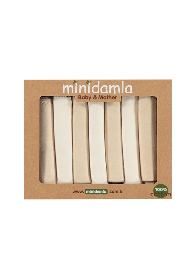 Minidamla 7li Ağız Mendili - Bej
