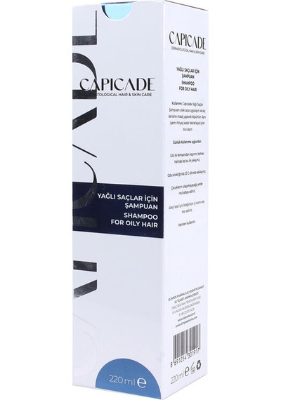 Capicade Yağlı Saçlar İçin Şampuan 220ml Yağlı