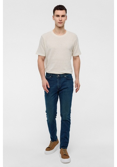 Backandbond Haki Slim Fit Denim Pantolon Çok Renkli