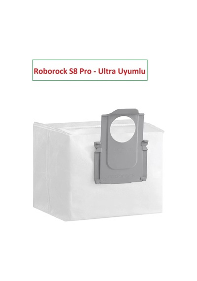 Lin Grup Roborock S8 Pro S8 Plus Ve Maxv Ultra Ile Ile Uyumlu Toz Torbası - 6 Adet