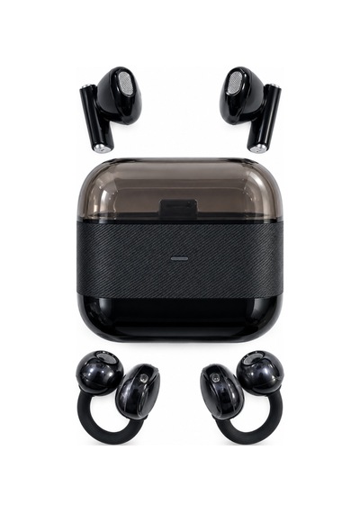 Ers4 Kulaklıklı 2 Si 1 Arada Kablosuz Bluetooth Kulaklık Klipsli Kulak İçi Siyah