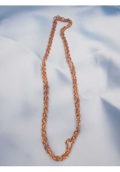 Vog Bükme Model Rose Renk Çelik 80 Cm Uzunluk Kolye Zincir Rose Gold Vog Bükme Model Rose Renk Çelik 80 Cm Uzunluk Kolye Zincir Rose Gold