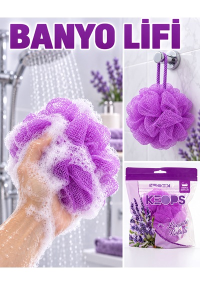 Tekli Paket, Sabunlu Banyo Lifi, Duş Ve Vücut Temizleme Lifi