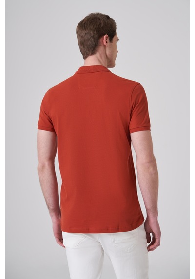 Morven Erkek Tarçın Basic Polo Yaka Dynamic Fit T-shirt 26yc018007850 Tarçın