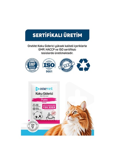 Onevet Kedi Kumu Koku Giderici Pudralı 15 Adet 25 Gr
