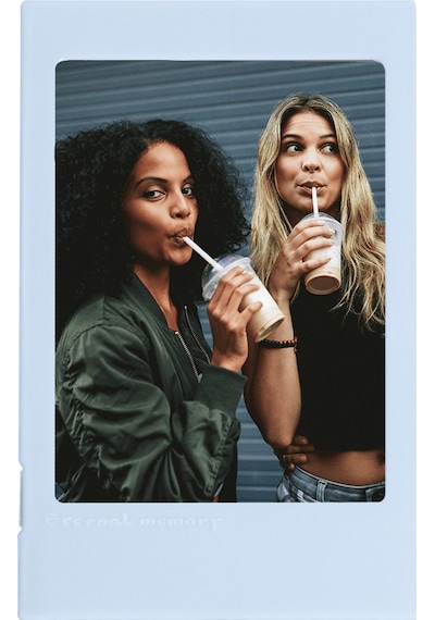 Fujifilm Instax Mini 12 Fotoğraf Makinesi + Fotoğraf Çerçeve Mavi