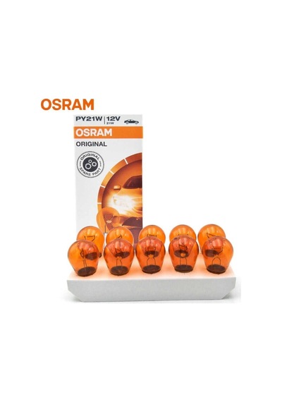 7507 Py21w 12v 21w 93 Sinyal Sarı Turuncu Amber 10 Adet