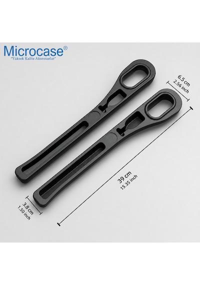 Microcase Araç İçi Koltukarası Eşya Malzeme Telefon Tutucu Saklama Organizatör Sağ Sol Set Bordo- Al5287