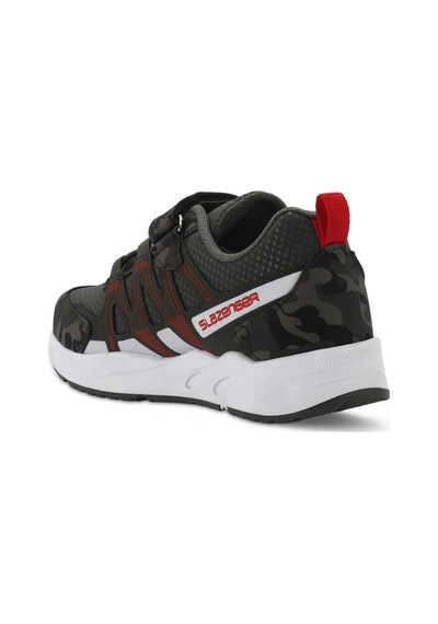 Slazenger Elıps Erkek Çocuk Haki Kamuflaj Sneaker Haki Kamuflaj