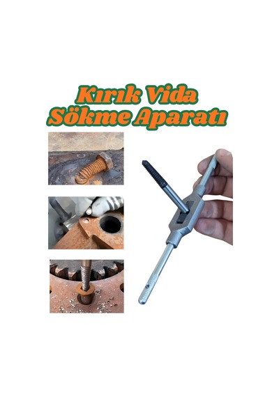Klc 6 Parça Kırık Vida Sökme Aparatı Matkap Uyumlu Profesyonel Çıkarma Seti Ters Kılavuz Seti