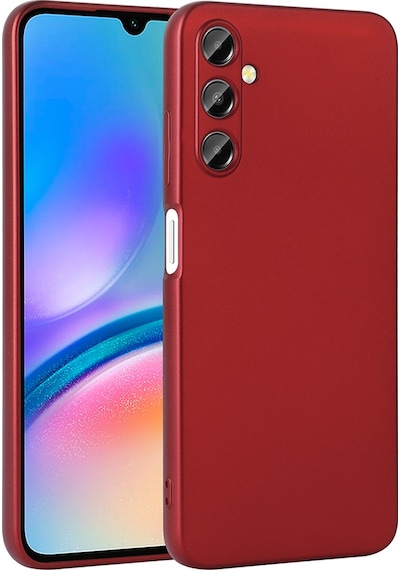 Galaxy Uyumlu A17 Kılıf Zore Premier Silikon Kapak - Kırmızı Kırmızı