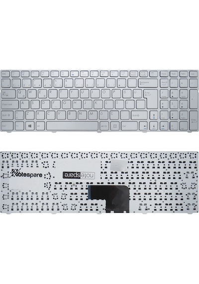 Casper Uyumlu C700, C710 Klavye Tr Gümüş Gri