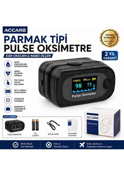 Pulse Oksimetre Parmak Tipi