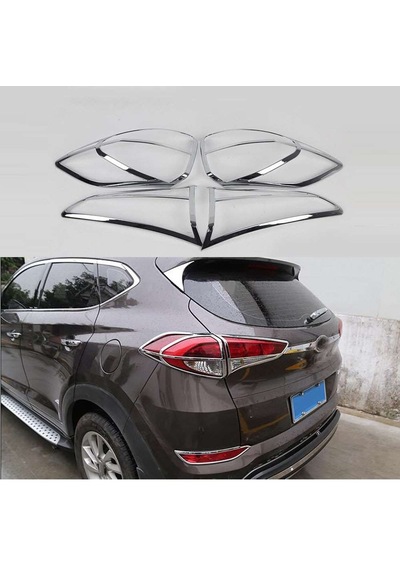 Hyundai Tucson 2015 2018 Arka Stop Kaplama Abs Krom