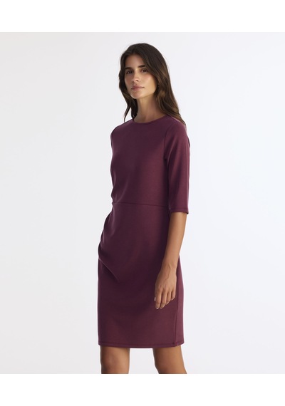 Yargıcı Drape Detaylı Kısa Elbise 25kkel7044x 051 Mor