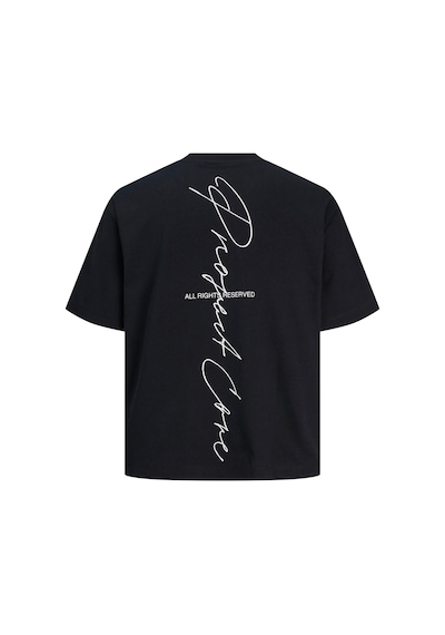 Jack & Jones Dynamic Script Erkek Siyah Tişört 12273310-b Siyah