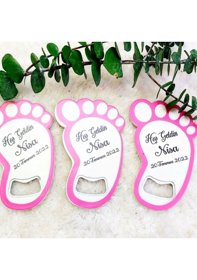 Ayak Açacak Magnet 11x8 Cm Uv Kız Bebek Magnetleri Bebek 30 Adet