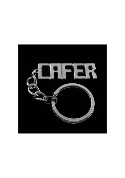 Cafer - 711 - - Kmrsfres - İsimli Anahtarlık- Çok Renkli