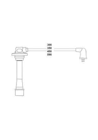 Hellux Hbk.3541 Buji Kablosu Mazda 626 2.0l Fs Fp Gf Kasa 98-01 Fsd718140-fsd718140c-8bh418140 -