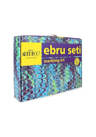 Artdeco Ebru Boyama Seti Çantalı 8 Li Es-8 Çok Renkli