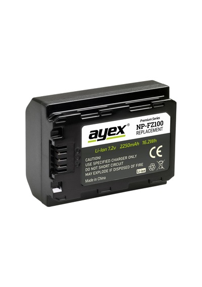 Ayex Np-Fz100 Batarya Sony A9- A9R- A9S- A7 III- A7R III Uyumlu