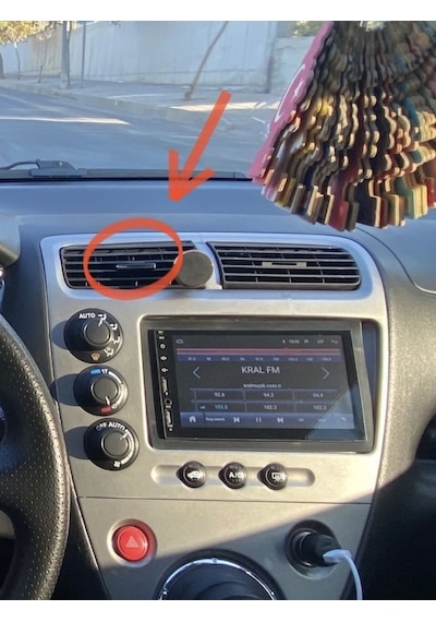 Honda Civic Cabrio Orta Havalandırma Ayar Tuşu