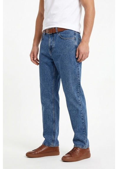 Dynamo Erkek Baggy Jeans Pantolon Bgl-st05448 Mavi