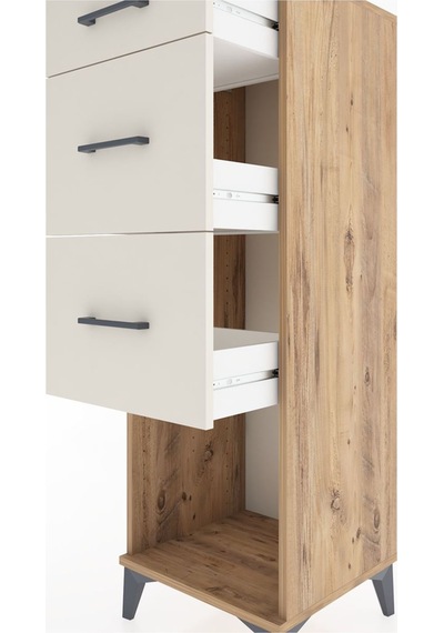 Hyperion Dolap 3 Çekmeceli 44x44x134 Çam-aytaşı Çam