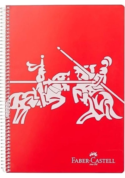 Faber Castell Defter Knights Neon Pp Kapak Spiralli 100 Yaprak Çizgili 5075000454000