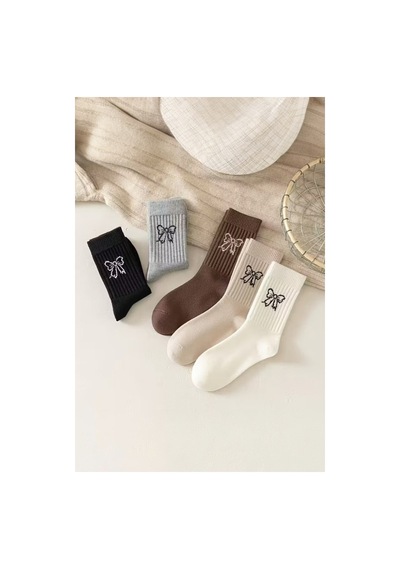 Hitit Socks Kadın 5 Çift Kalp Desenli Pamuklu Günlük Kullanıma Uygun Kolej Çorap Çok Renkli Asorti