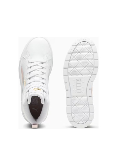 Puma Karmen Iı Mid Animal Fever Deri Kadın Beyaz Sneaker 39745905 Beyaz
