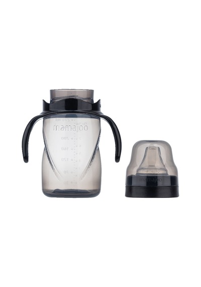 Mamajoo Silver Biberon 150 ML & Kulplu Eğitici Bardak 270 ML / Bl