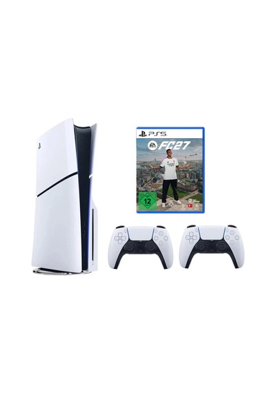 Playstation 5 Slim Cdli + 2.kol Dualsense + Ps5 Fc27 İthalatçı Garantili