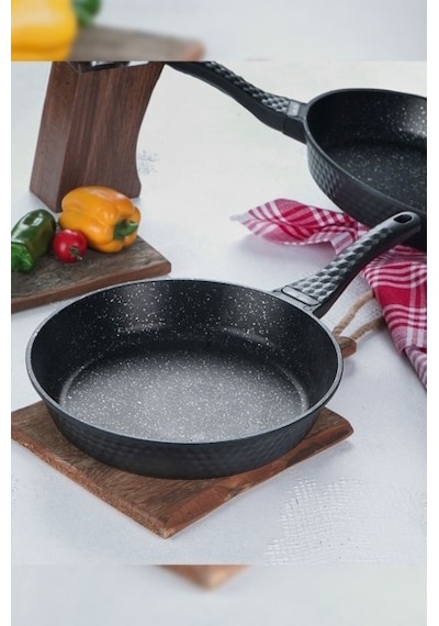 Acar 8559 Diamante Black Tava 28 Cm Siyah