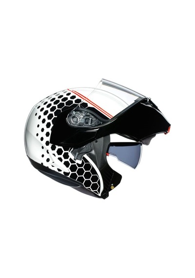 Agv Compackt St Mlt Plk Detroit Beyaz Siyah