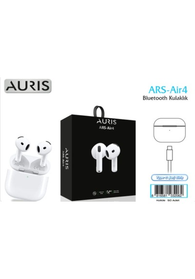 Auris Ars-air4 Bluetooth Kulaklık Kablosuz Şarj Özelliği