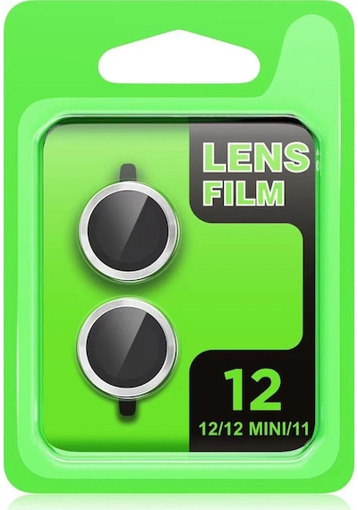 Cosmotex Newface Apple iPhone Uyumlu  12 Mini Raze Metal Kamera Lens - Mavi